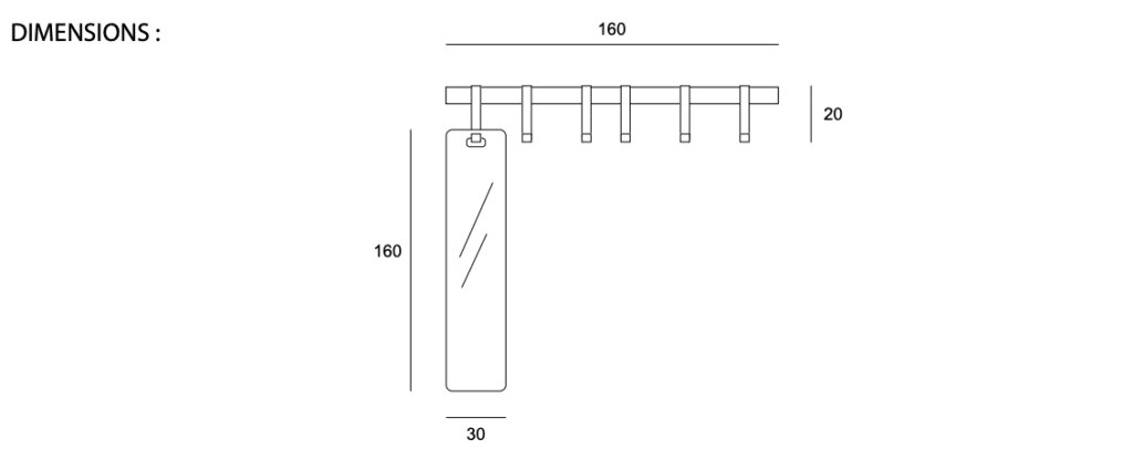 Dimensions portant