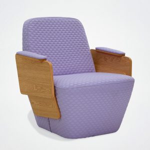 Fauteuil Volute avec accoudoirs