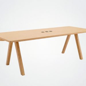 Table de réunion Chevron