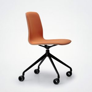 Chaise Eliott 4 branches à roulettes