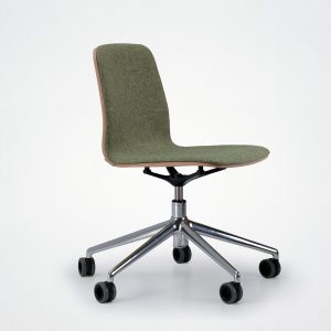 Chaise Eliott 5 branches à roulettes